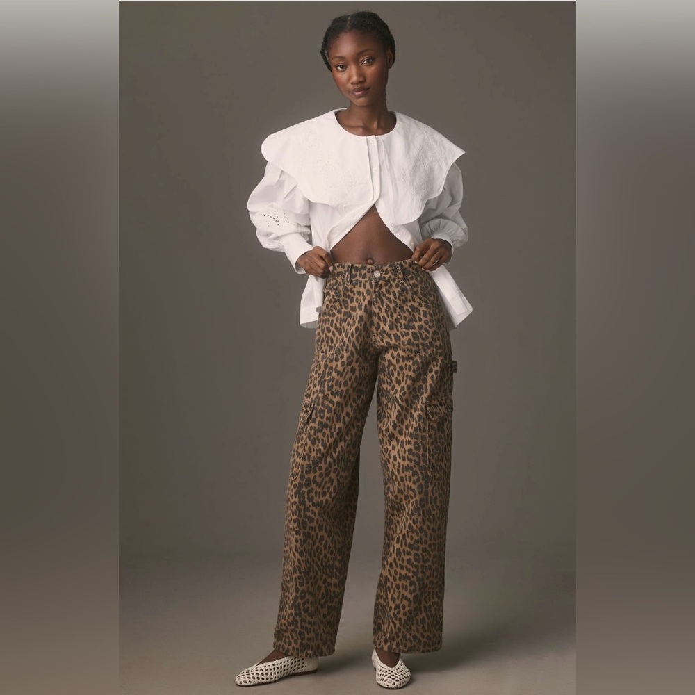 Damson Madder Dion leopard jeans